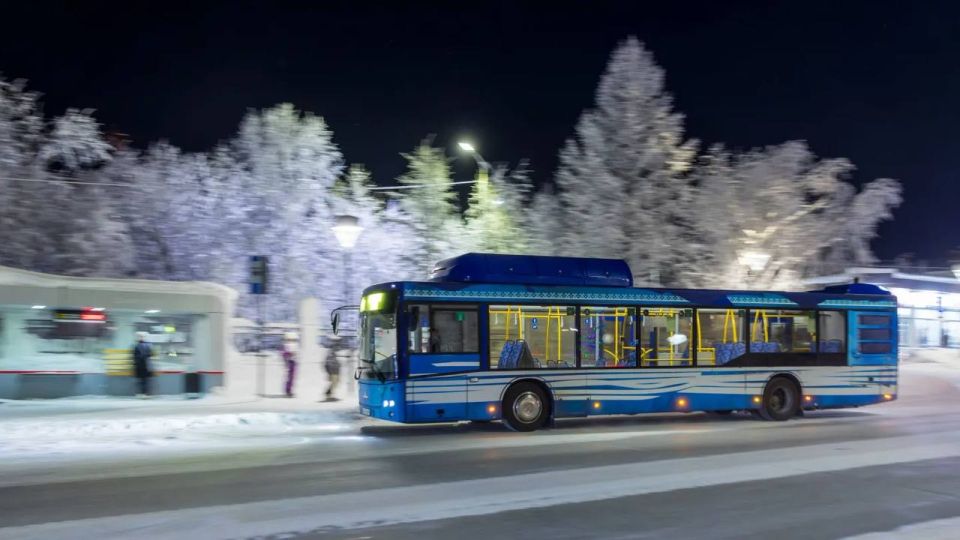 Сильные морозы остановили автобусы на Ямале