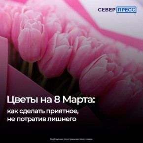 Цветы — традиционный и любимый подарок на 8 Марта, символизирующий наступление весны