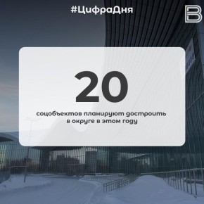 12 20 соцобъектов планируют достроить в округе в этом году