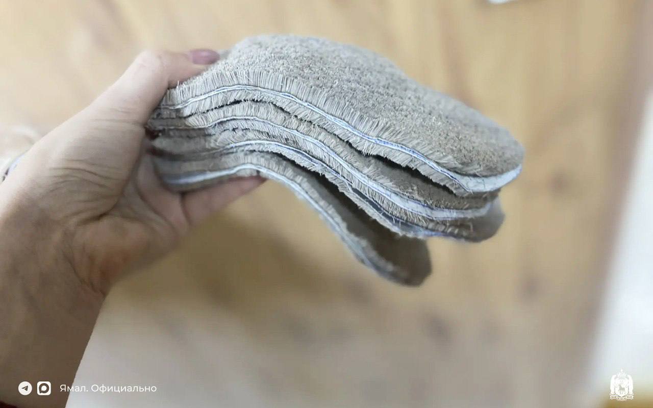 На Ямале делают высокотехнологичный утеплитель из оленьей шерсти На Ямале делают высокотехнологичный утеплитель из оленьей шерсти