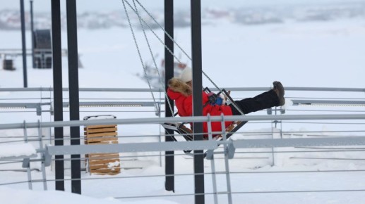 Доброе утро, Салехард!. Похоже, морозы начинают понемногу отпускать — весна тихо, но уверенно пробирается на север