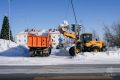 Ежедневно город активно расчищают от снега