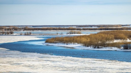 Весенний Салехард как полотно живописца