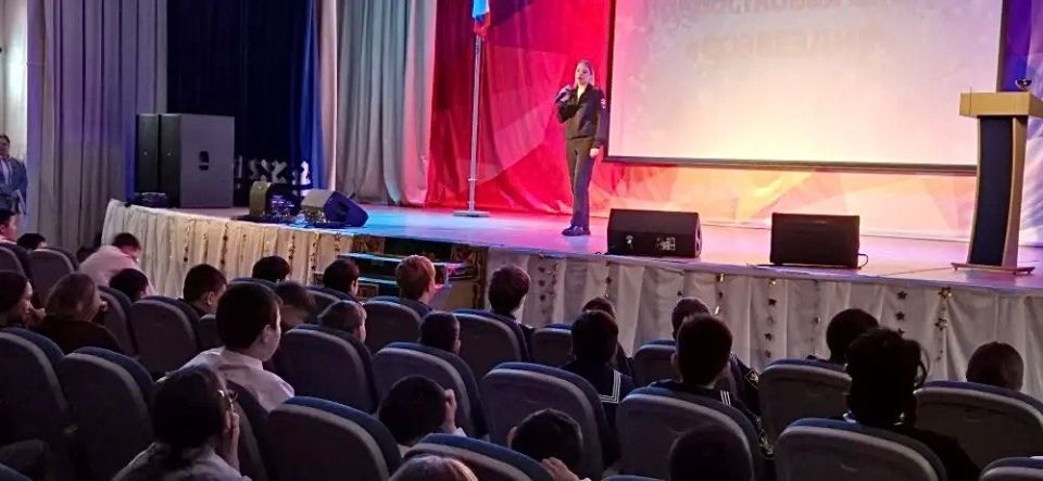 В подростковой школе «Созвездие» п. Тазовское состоялось общешкольное мероприятие с лекциями от Госавтоинспекции