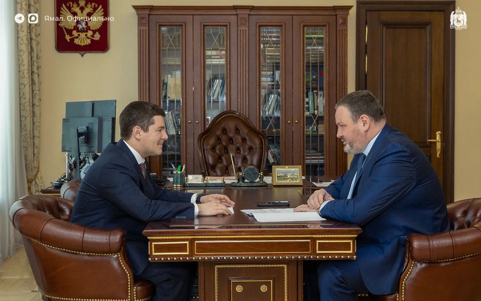 Дмитрий Артюхов и министр труда и соцзащиты РФ Антон Котяков обсудили вопросы демографии и занятости