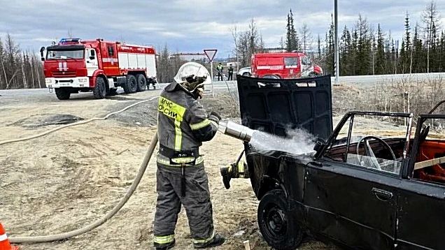 На объездной дороге Лабытнанги - Харп организованы и проведены тактико - специальные учения На объездной дороге Лабытнанги - Харп организованы и проведены тактико - специальные учения