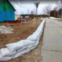 В Харампуре профильные службы усилили работу из-за повышения уровня воды