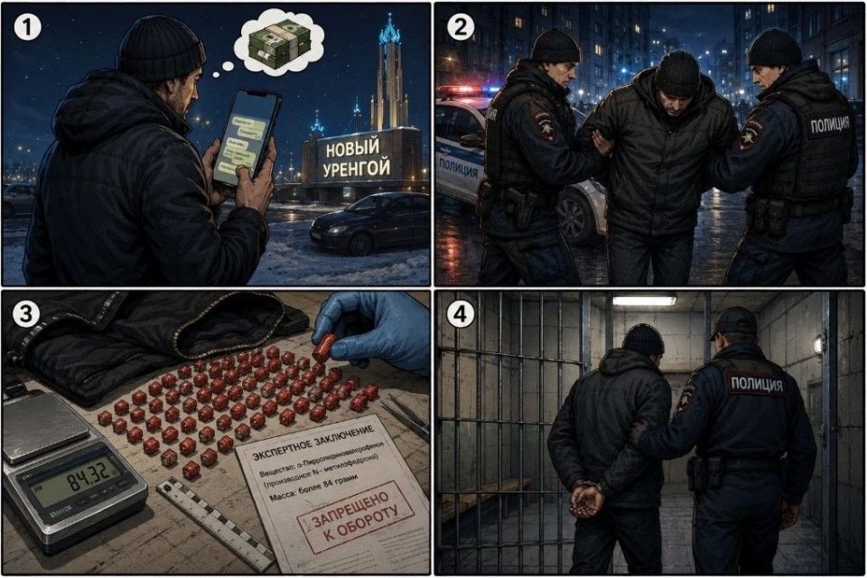 В Новом Уренгое полицейские задержали наркозакладчика со 100 свертками