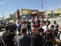 Сотрудники Новоуренгойской Госавтоинспекции провели инструктаж для участников мотопробега, посвященному Дню России