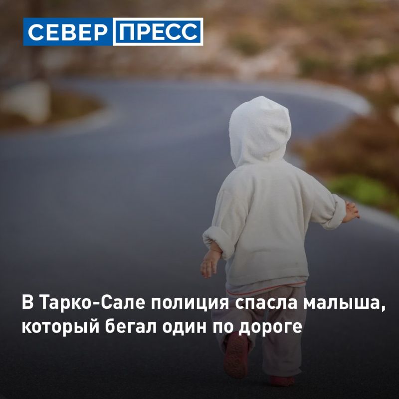 В Тарко-Сале полицейские спасли маленького ребёнка, который бегал один по пешеходному переходу без сопровождения взрослых