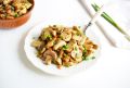 Простой и вкусный ужин: жареные шампиньоны с курицей