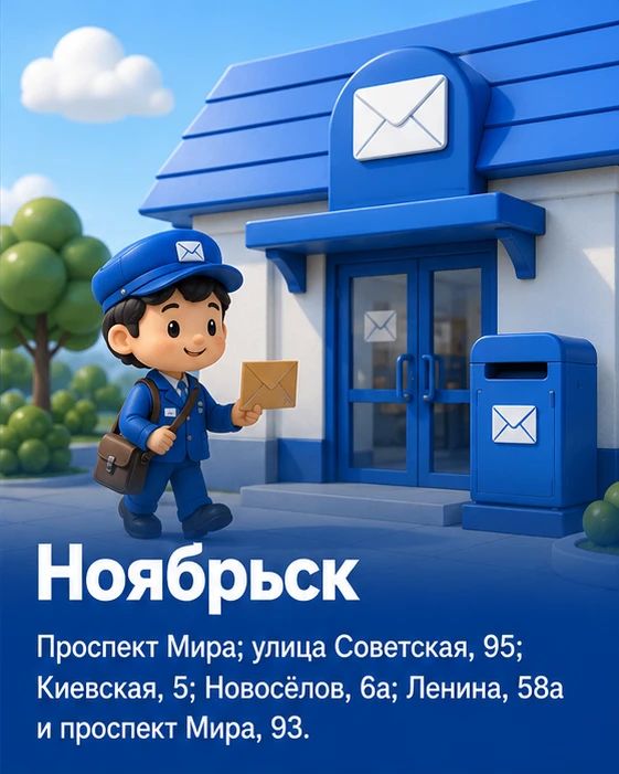 Отличные новости! На Ямале стало больше почтовых отделений, где не нужно тратить время на долгое ожидание и заполнение документов Отличные новости! На Ямале стало больше почтовых отделений, где не нужно тратить время на долгое ожидание и заполнение документов