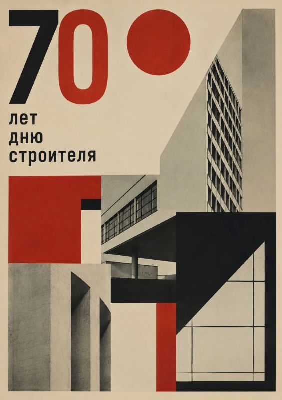 Плакаты к 70-летию Дня строителя: взгляд молодых архитекторов Плакаты к 70-летию Дня строителя: взгляд молодых архитекторов