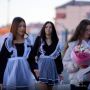 Нарядные, счастливые и немного взволнованные