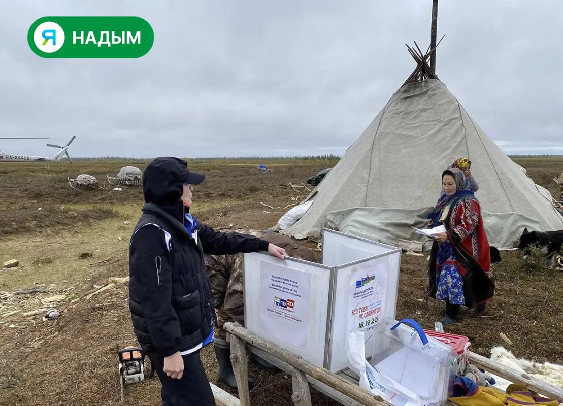 Первыми голосуют в тундре: в Надымском районе стартовало досрочное голосование Первыми голосуют в тундре: в Надымском районе стартовало досрочное голосование