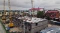 Новый четырёхэтажный дом на улице Тарасова в Тарко-Сале возведён до третьего этажа