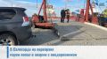 В Салехарде паром аппарелью проломил бампер внедорожника