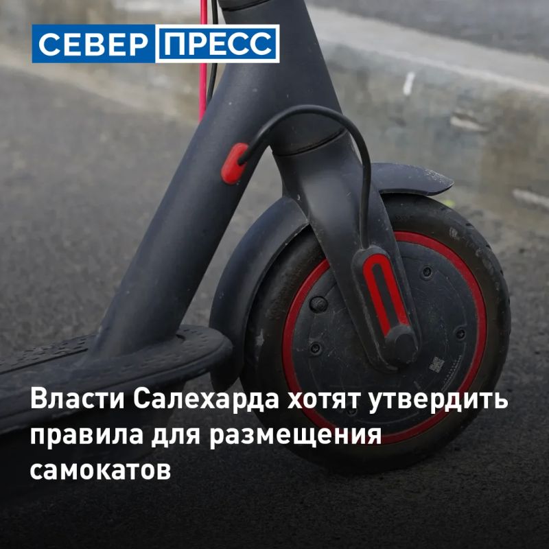 В Салехарде хотят определить места, где нельзя размещать стоянки для самокатов и велосипедов