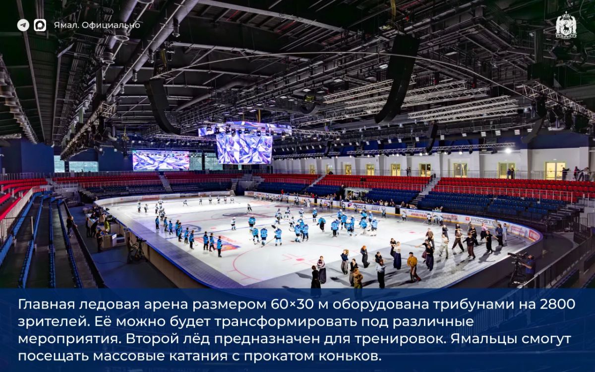 В Салехарде открыли «Ямал Арену» В Салехарде открыли «Ямал Арену»