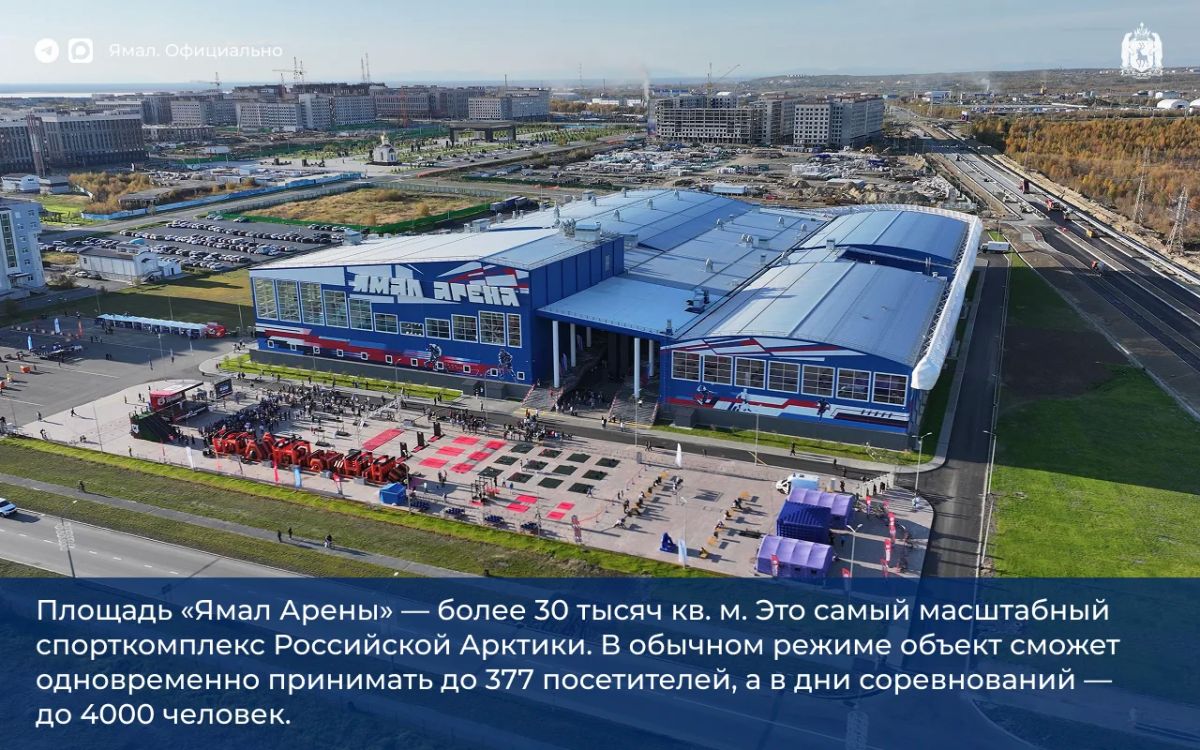В Салехарде открыли «Ямал Арену» В Салехарде открыли «Ямал Арену»