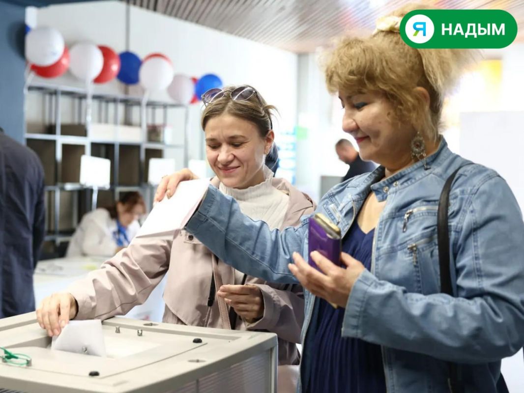 В Надымском районе продолжается первый день голосования В Надымском районе продолжается первый день голосования