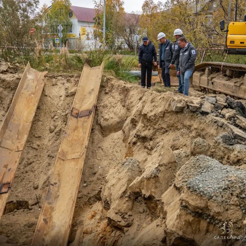В границах улиц Республики - Трудовая - Глазкова - Мичурина продолжается строительство инженерных сетей В границах улиц Республики - Трудовая - Глазкова - Мичурина продолжается строительство инженерных сетей