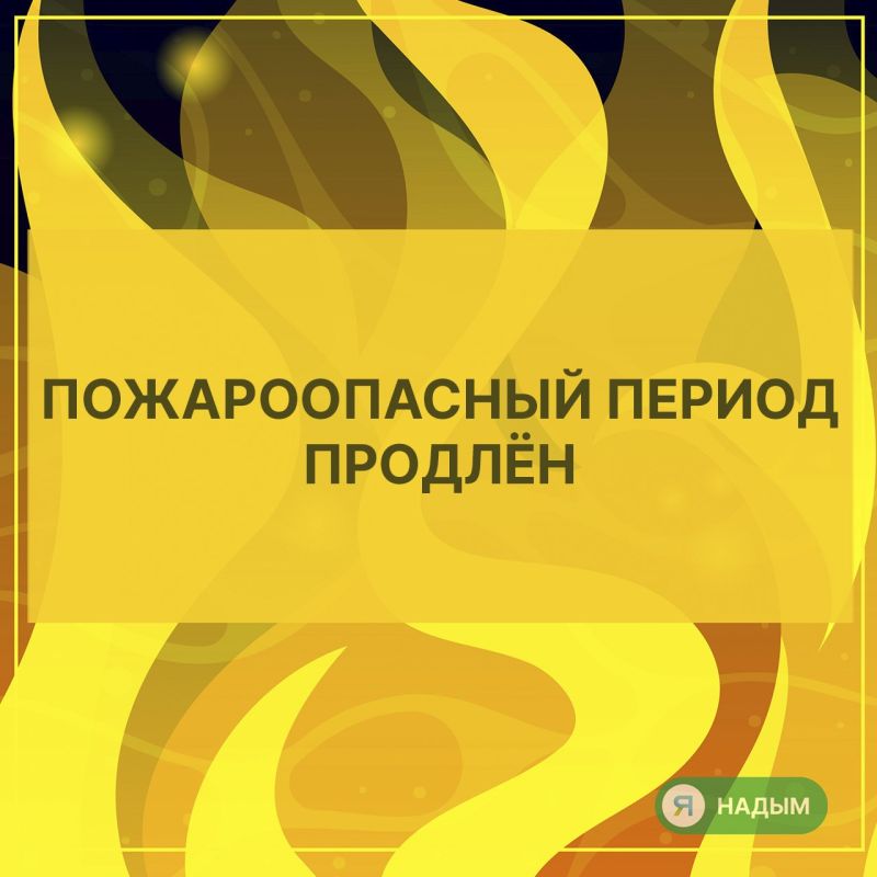 В Надымском районе продлили пожароопасный период