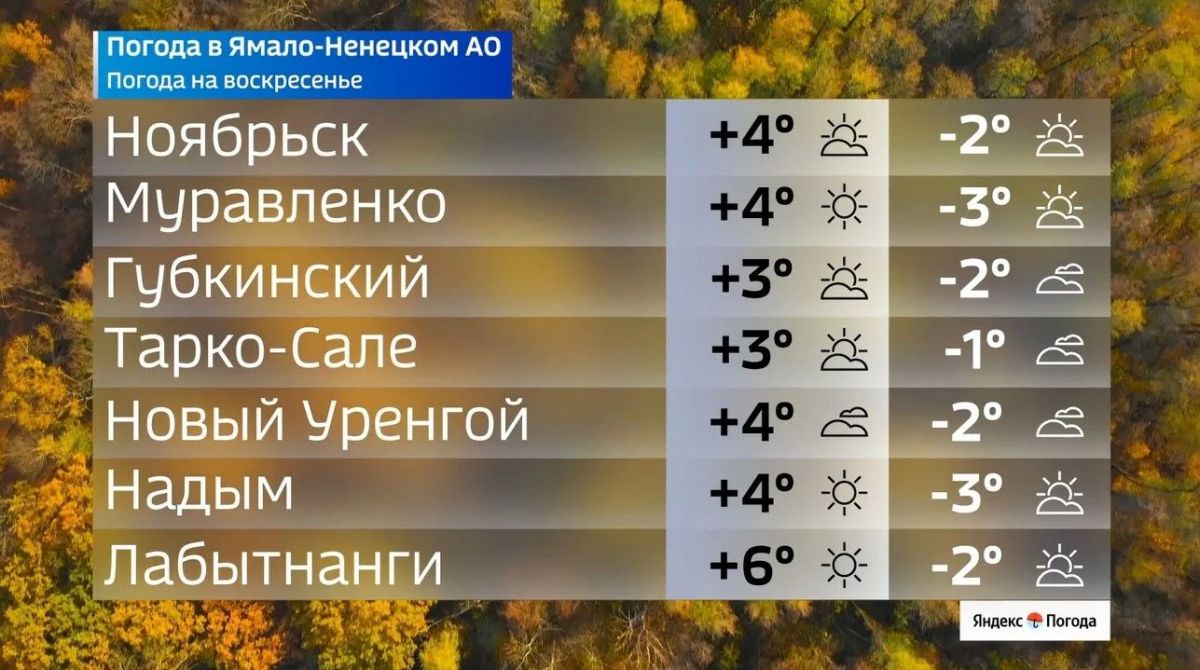 Первые морозы подступают к Ямалу
