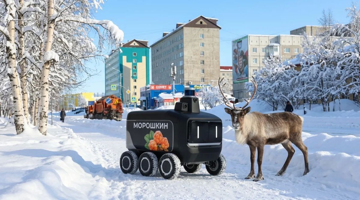 Роботы-доставщики едут на Ямал: пешеходы, держитесь!