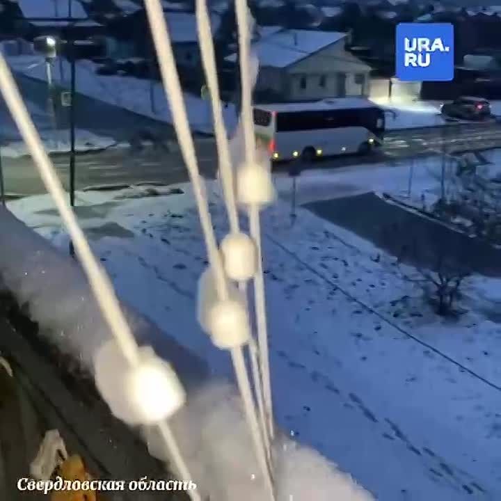 Первый снег выпал на Урале