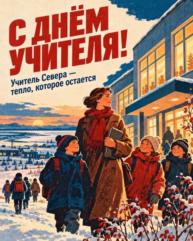 С Днем учителя!. Спасибо тем, кто каждый день помогает детям расти, думать, искать свое и не бояться ошибок