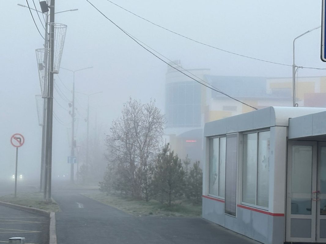 Салехард утонул в густом тумане Салехард утонул в густом тумане