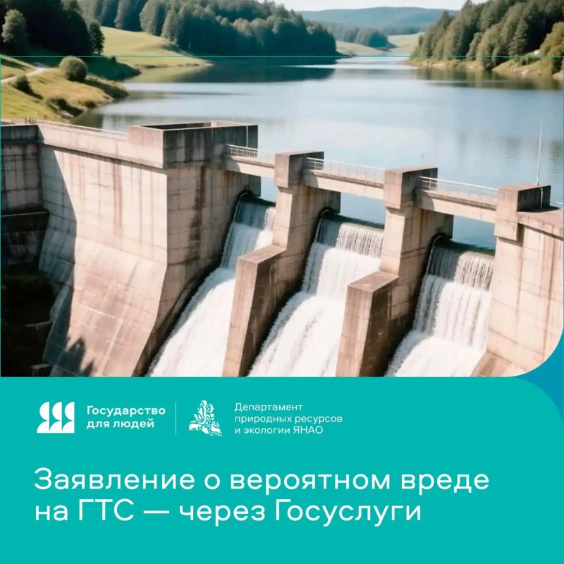 Заявление на согласование вреда при аварии на ГТС теперь можно подать через Госуслуги