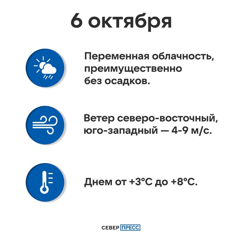 Погода на Ямале 6 октября. «Север-Пресс» в MAX