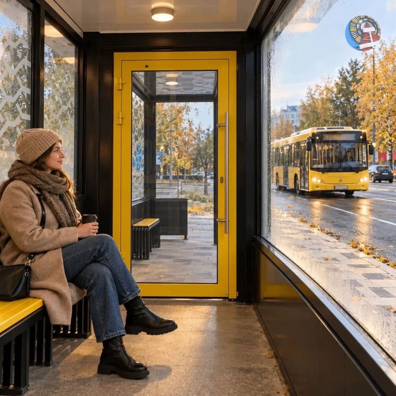 В Ноябрьске на остановочных комплексах запускают тепло