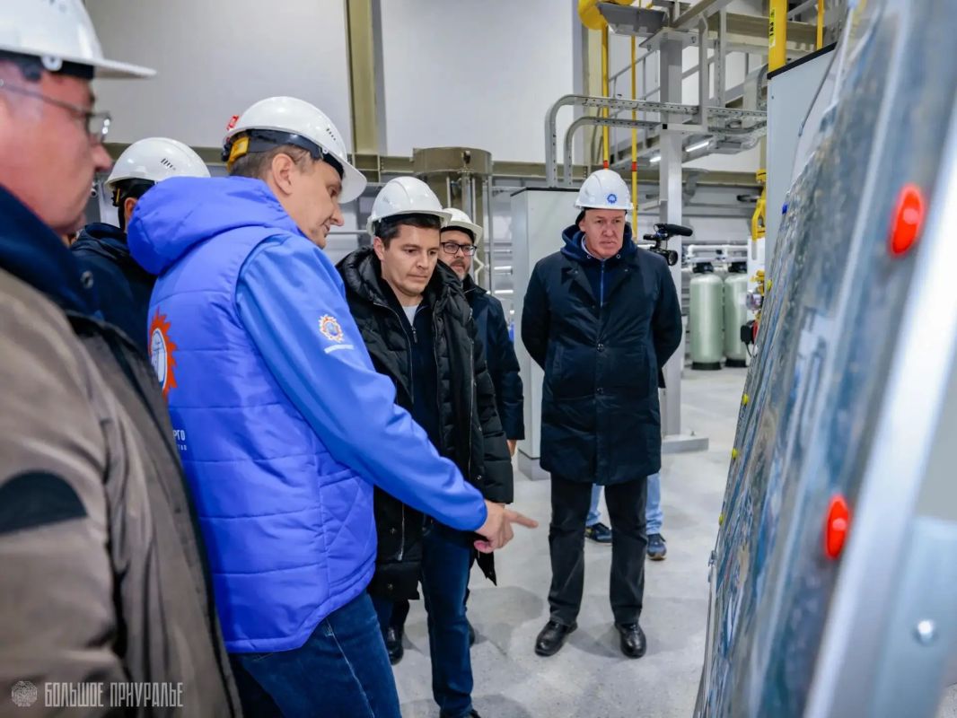 Дмитрий Артюхов запустил новую котельную в Лабытнанги Дмитрий Артюхов запустил новую котельную в Лабытнанги