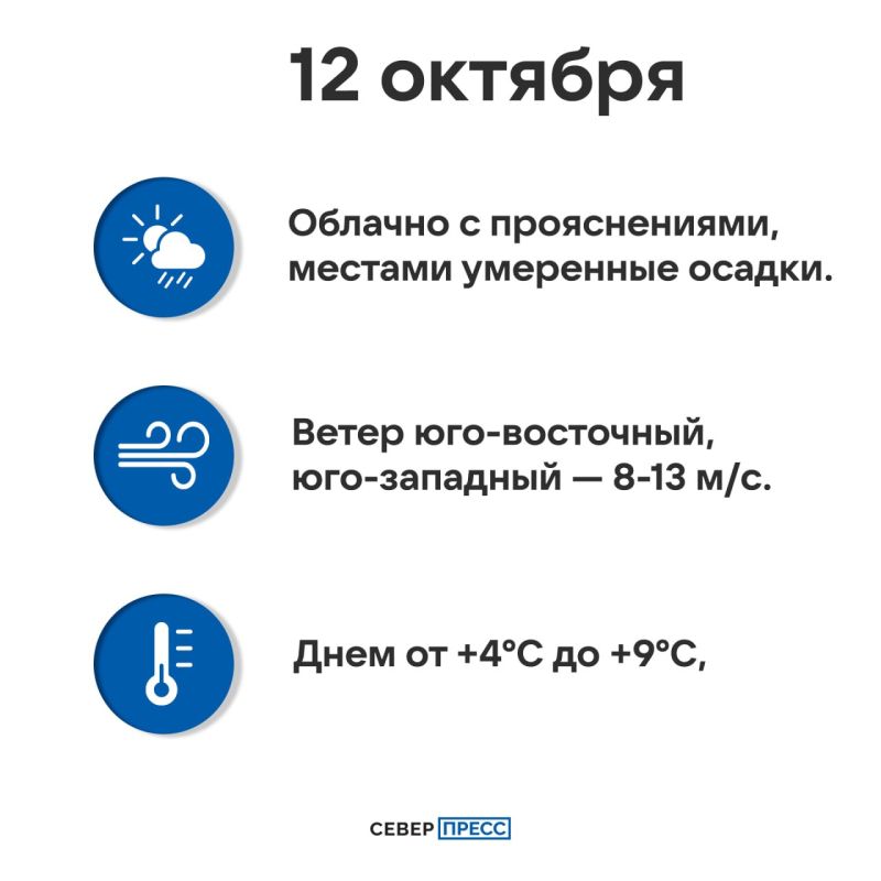 Погода на Ямале 12 октября