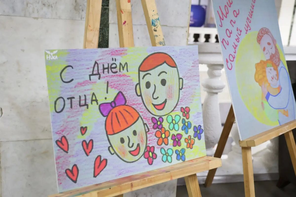 В Геологе кипит работа — дети делают открытки для пап В Геологе кипит работа — дети делают открытки для пап