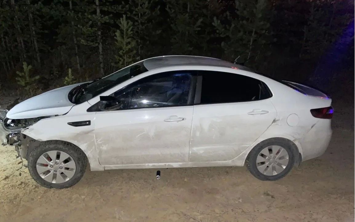 Kia перевернулась на трассе Сургут — Салехард