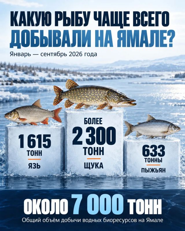 Пыжьян, щука, язь: какая рыба чаще попадалась в сети на Ямале?