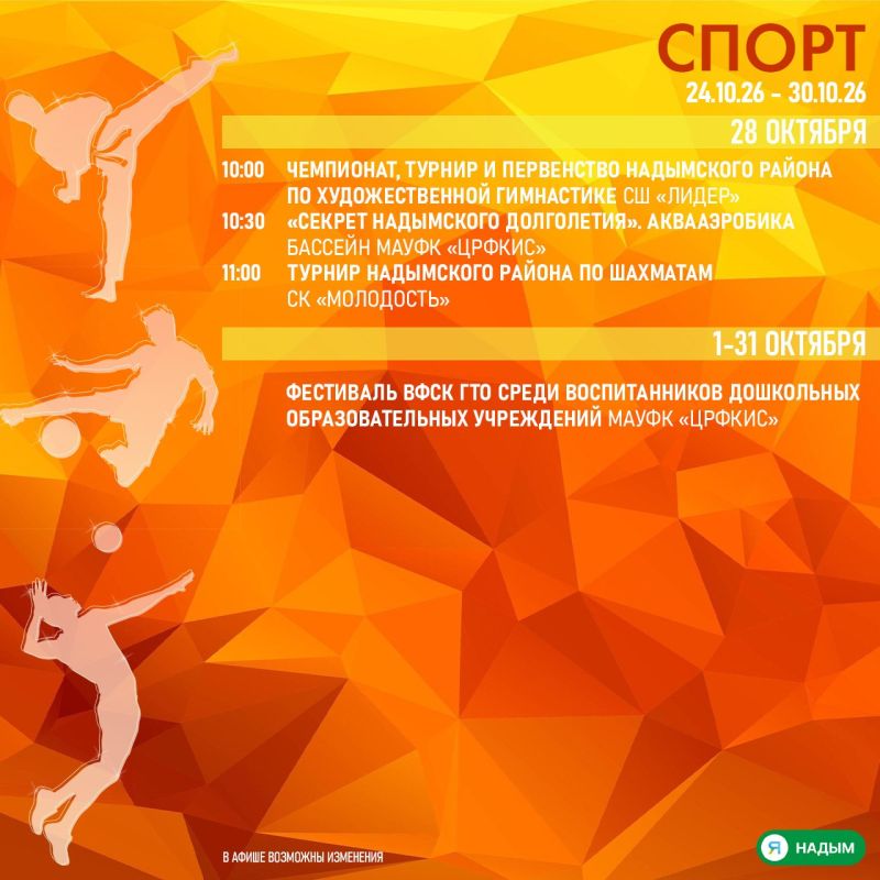 Надымчане, какие планы на выходные и следующую неделю? Надымчане, какие планы на выходные и следующую неделю?