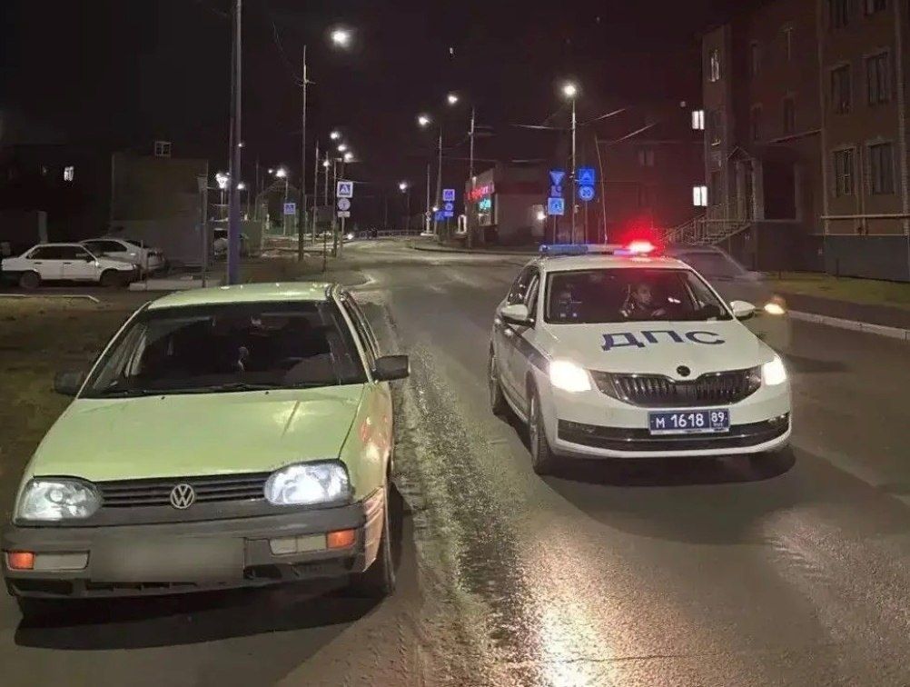 В окружной столице автоинспекторы задержали молодого водителя, который управлял автомобилем без права управления
