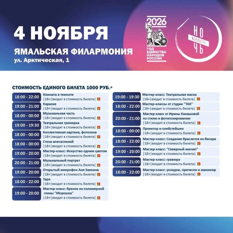 Госучреждения культуры Ямала приглашают северян на «Ночь искусств» Госучреждения культуры Ямала приглашают северян на «Ночь искусств»