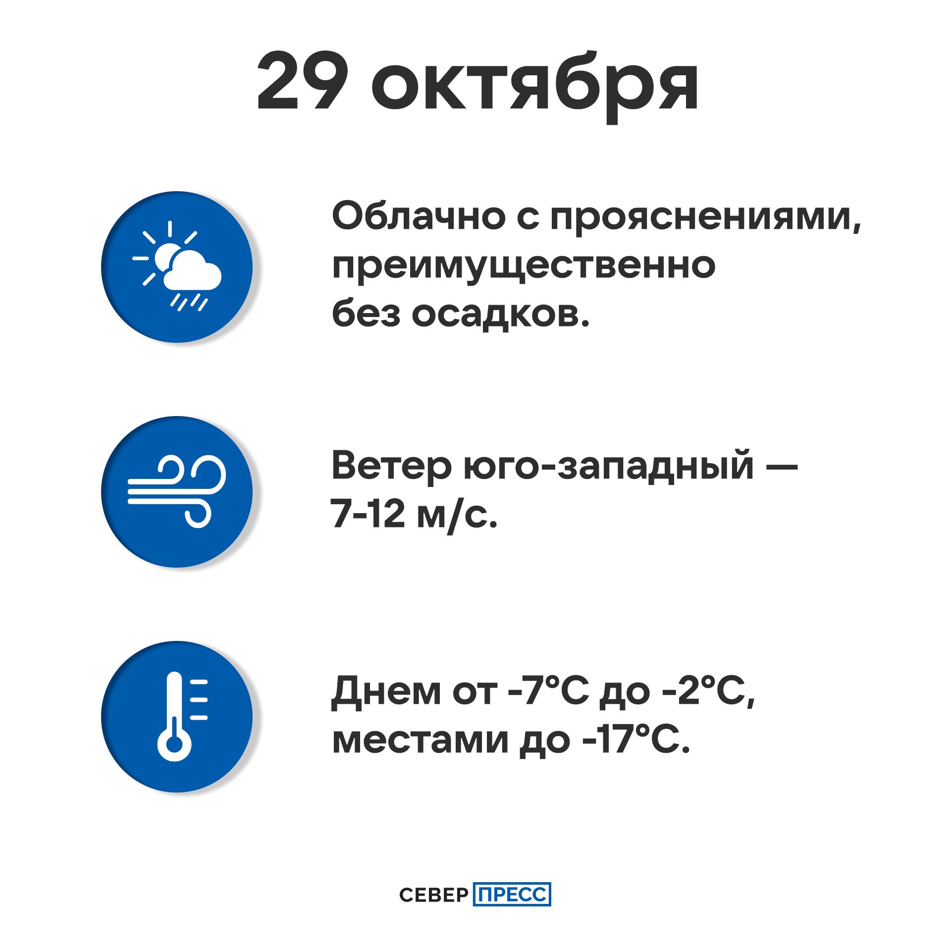 Погода на Ямале 29 октября