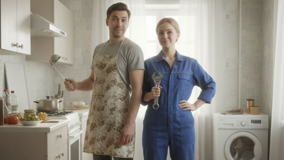 Гендерные стереотипы в домашней работе: чем мужчины не готовы заниматься