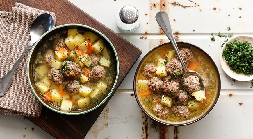 Уютный суп с фрикадельками: простой рецепт на каждый день